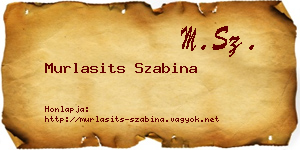 Murlasits Szabina névjegykártya
